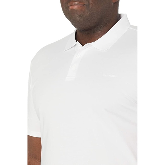 Men’s Calvin Klein White S/S Polo XL - Picture 2 of 4